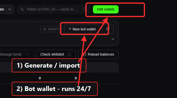 Wallets β close-up